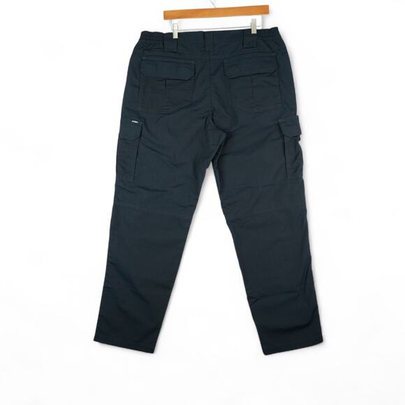 CQR Pants Mens 38x32 Navy Blue Tactical Cargo Outdoor Ripstop Workwear Uniform - Picture 2 of 11